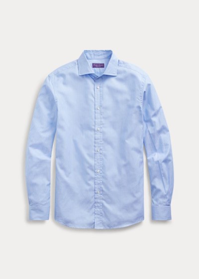Camisa Oxford Ralph Lauren Hombre Azules - Striped - CJXVY4762